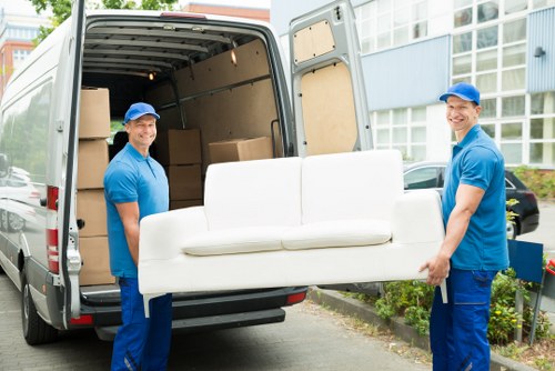 Office removal team planning a commercial move in Bow