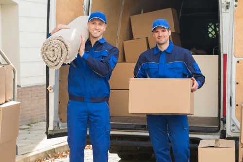 Local moving truck supporting flat moves and furniture transport in Bow
