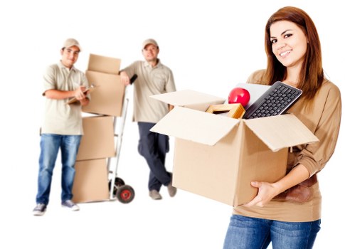 Professional movers handling flat removals in Bow with care