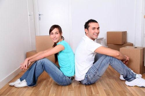 Bow moving service handling household items with care and efficiency