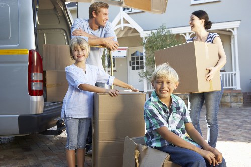 Moving truck used for home and office relocation in Bow East London