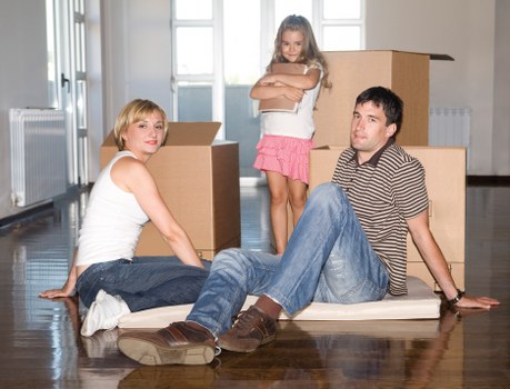 Local team managing furniture collection near Bow flats and apartments